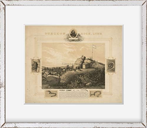 תמונות אינסופיות צילום: צינוק רוק | לין מסצ'וסטס | 1860 | רביית צילום היסטורית | עיצוב בית